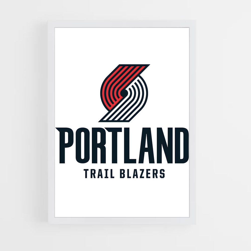 Poster Portland trail – affiche Basketball (vue 3)